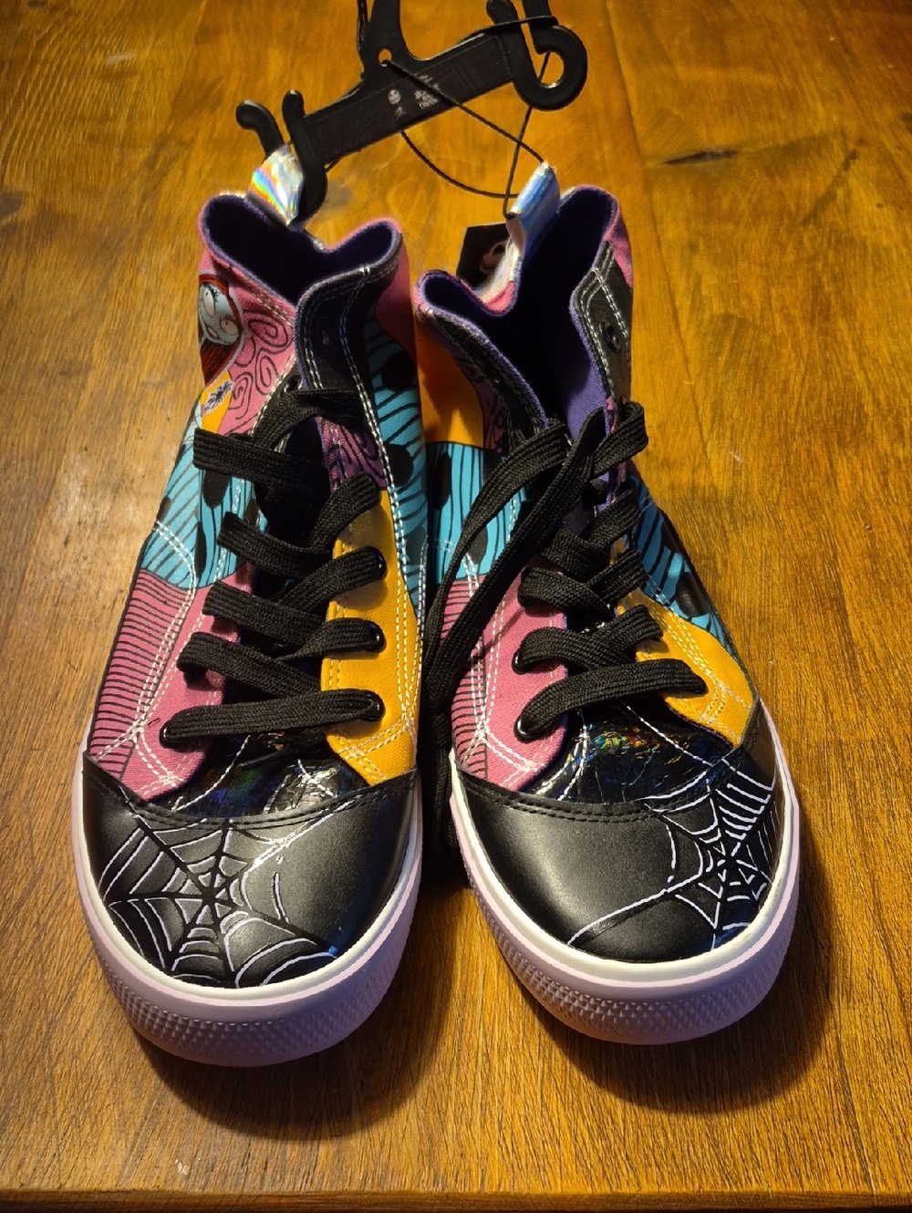 Nightmare Before Christmas  Multicolor Web-Print High-Top Sneakers
